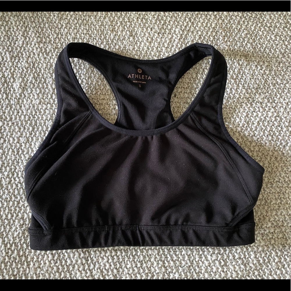 Athleta Sports Bra, Black, Size Small